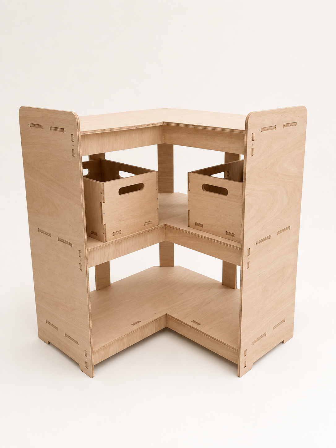 3-Stack Corner Shelf Kit