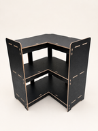 3-Stack Corner Shelf Kit