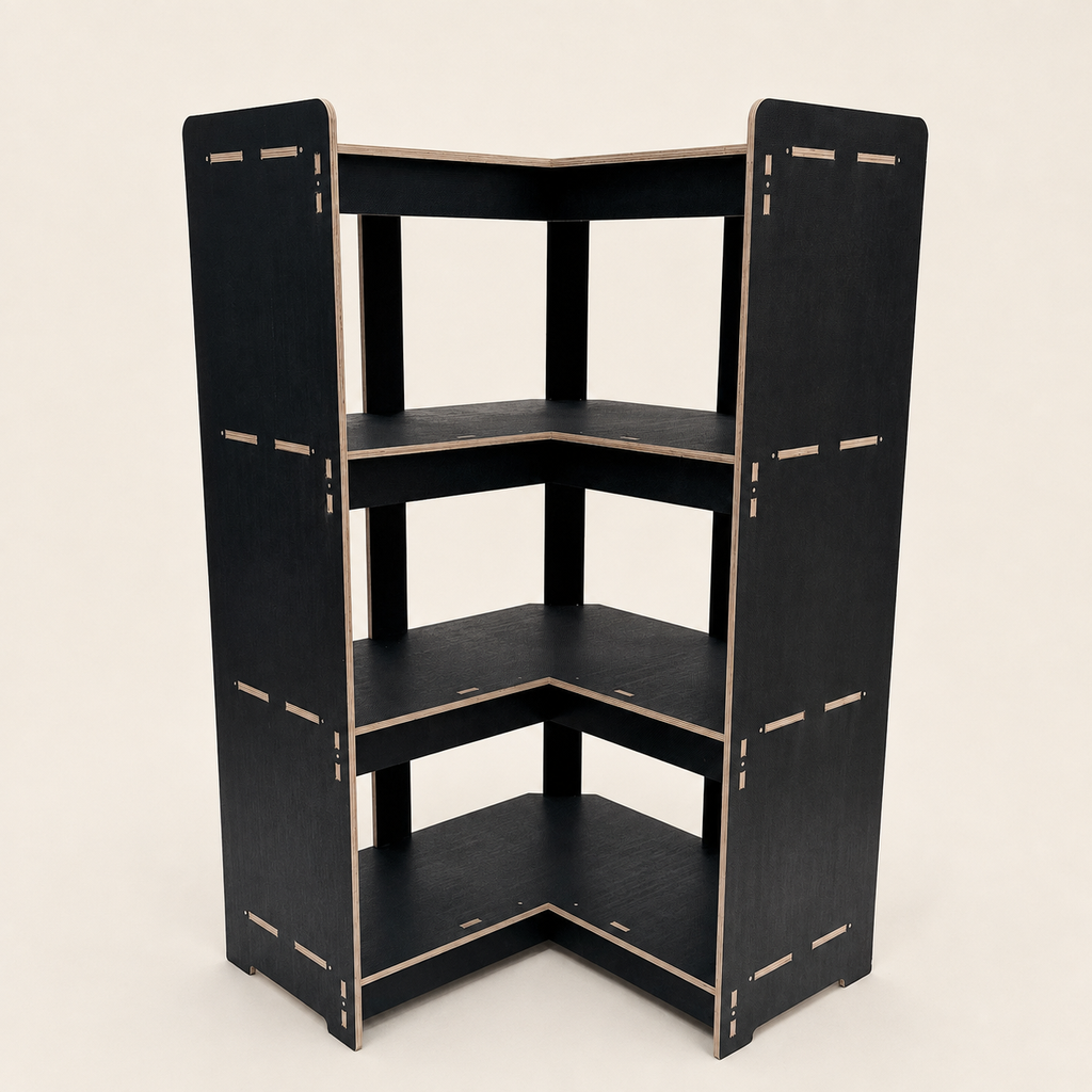 4-Stack Corner Shelf Kit