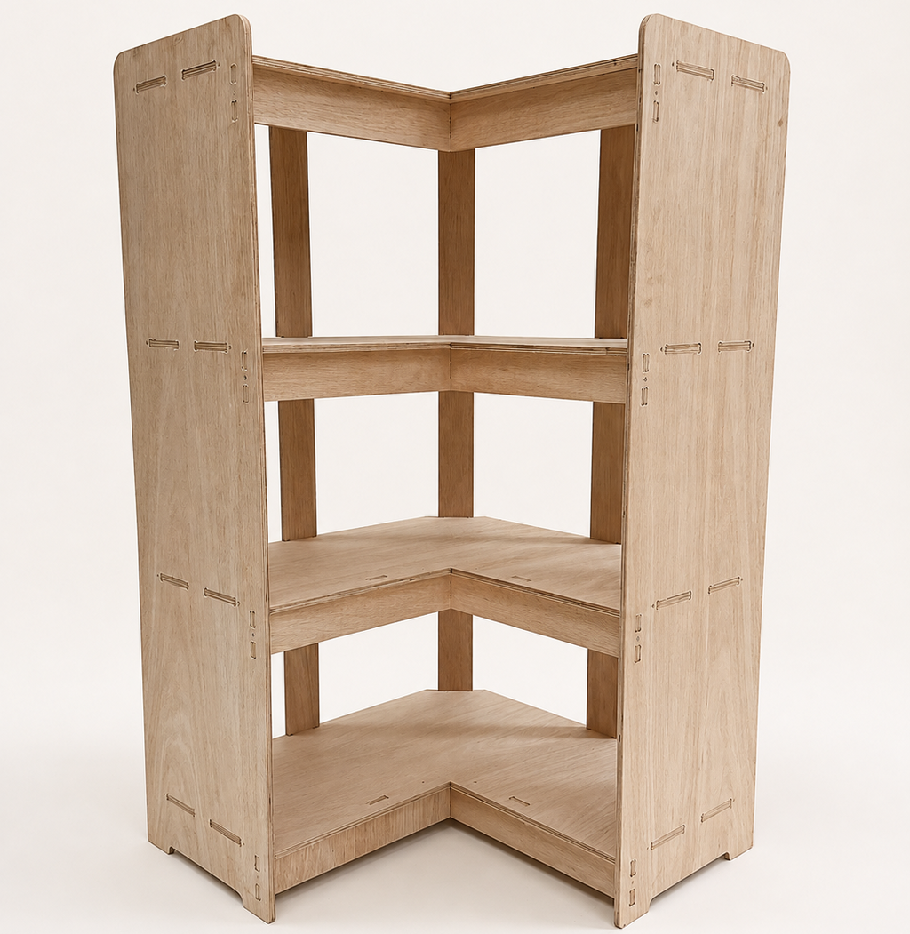 4-Stack Corner Shelf Kit