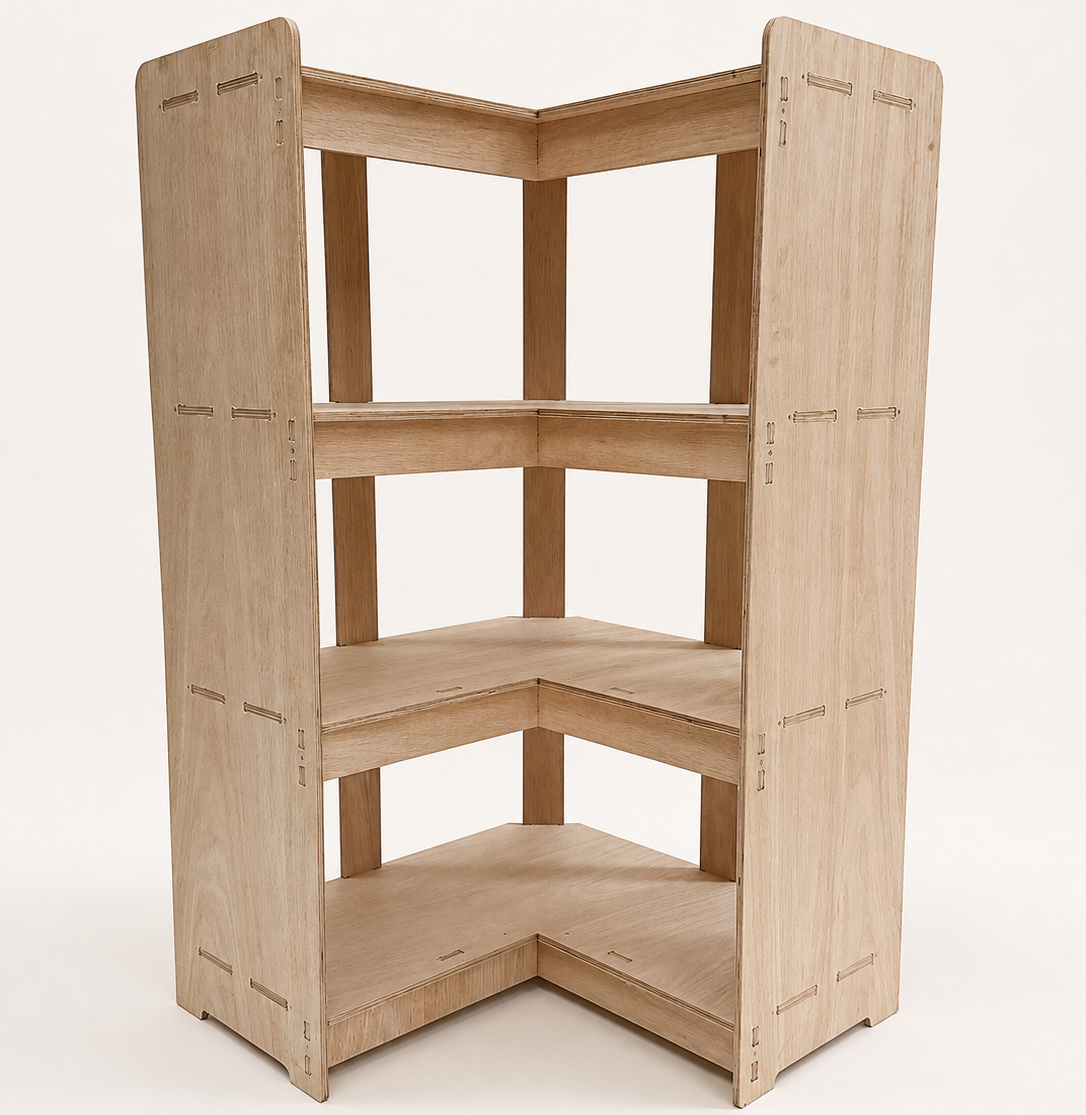 4-Stack Corner Shelf Kit